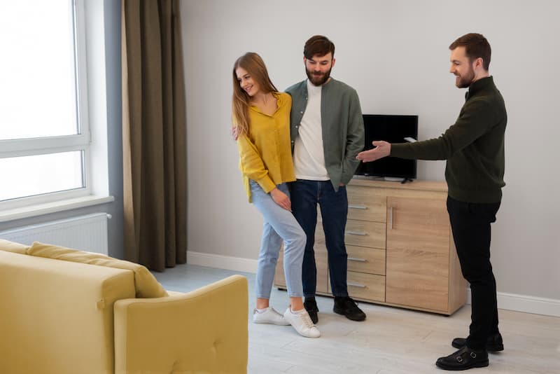 un couple de locataire